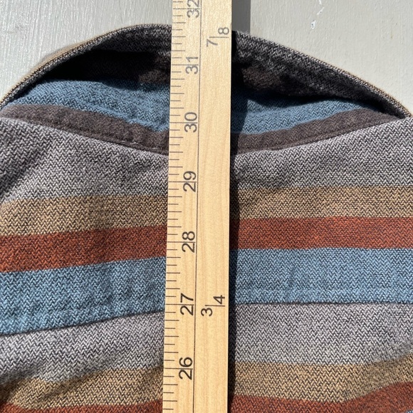 Men's Vissla Button Down Shirt Multicolor Striped XL Classic Cotton Beach Surf - Picture 16 of 16